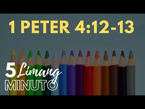FINAL 1st peterLIMANG MINUTO : 1 PETER 4:12-13