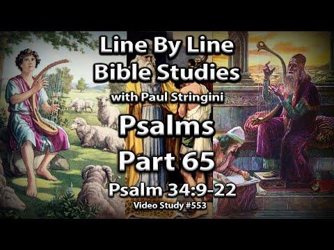 The Psalms Explained - Bible Study 65 - Psalm 34:9-22