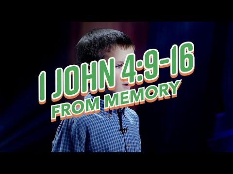 1 John 4:9-16 From Memory!