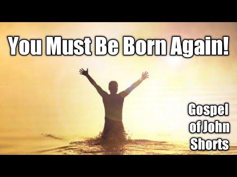 You Must Be Born Again. John 3:1-10 YouTube Short, John Series by Sum Body For Christ