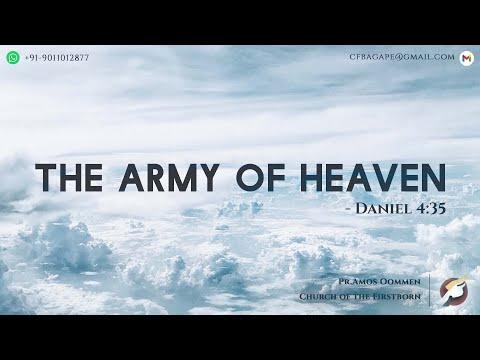 14.09.2022 - Bible Study – The army of heaven - Daniel 4:35
