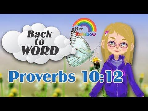 Proverbs 10:12 ★ Bible Verse | Memory Verse for Kids