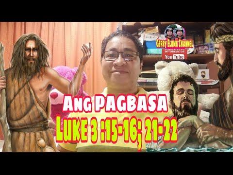Luke 3:15-16: 21-22 Ang Pagbasa / Tagalog / #gerekoreading #gospelofluke II Gerry Eloma Channel