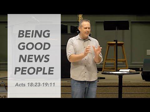 Sunday, October 3rd, 2021 - Being Good News People (Acts 18:23-19:11) - Full Service