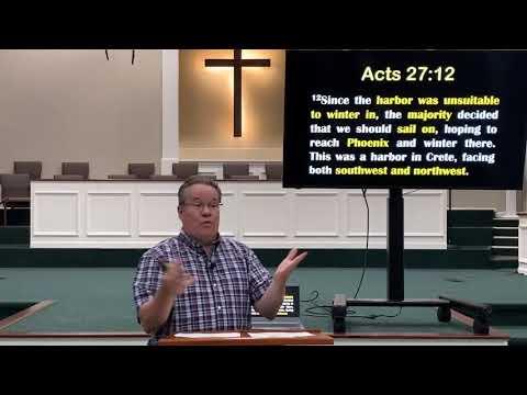 Best bible study Acts 27:  9-20  on 9/1/2021 Pastor Tim