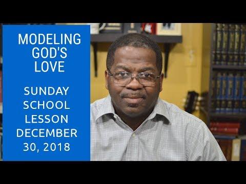 Modeling God's Love, Matthew 25:31-46, Standard Sunday school Lesson, December 30, 2018