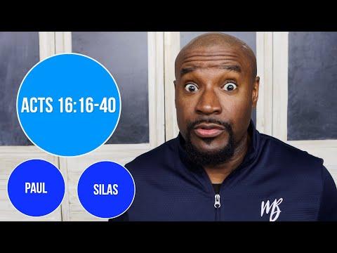 Online Sunday School Bible Lesson For Kids | Paul & Silas Acts 16:16-40
