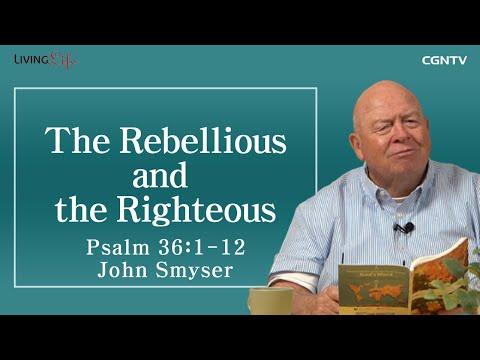 [Living Life] 11.30 The Rebellious and the Righteous (Psalm 36: 1-12) Daily Devotional Bible Study