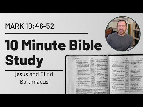 Mark 10:46-52 // Jesus Heals Blind Bartimaeus
