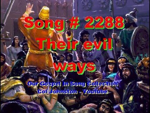 #2288- Their Evil Ways - (Jeremiah 32:27-32)