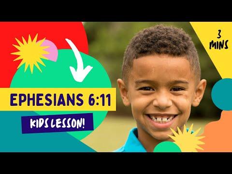 Kids Bible Devotional - Ephesians 6:11 | Full Armor of God