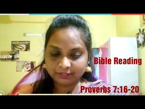 08.08.2020 Bible Reading, Proverbs 7:16-20