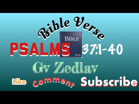 THE BOOK OF PSALMS 37:1-40(7/8/22)@Gv Zedlav