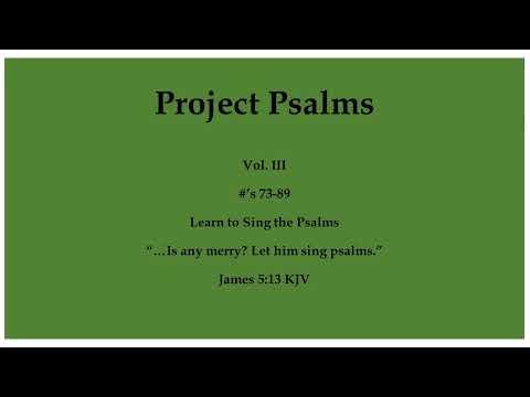 Psalm 73:13-20  Tune: London New  Scottish Metrical Psalter 1650