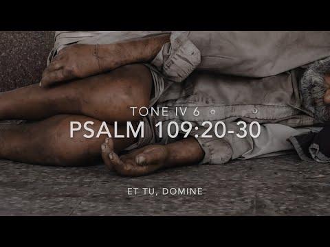 Psalm 109:20-30 – Et tu, Domine