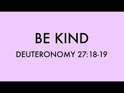 Deuteronomy 27:18-19