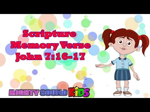 John 7:16-‬17 -- Scripture Memory Verse – Mighty Sound Kids‬‬‬‬‬‬‬‬‬‬‬‬‬‬‬‬‬