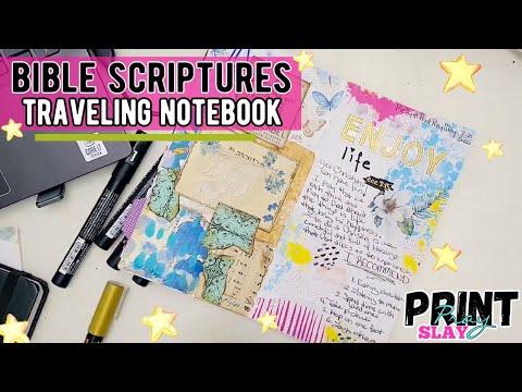 Traveling Bible Scriptures Notebook | Ecclesiastes 8:15