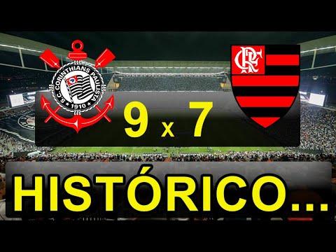 Corinthians 9 x 7 Flamengo Histórico Arena Corinthians