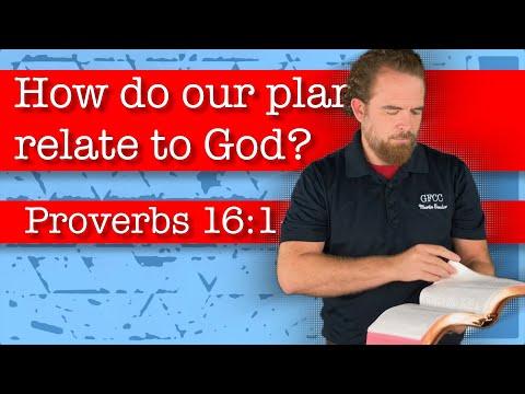 How do our plans relate to God? - Proverbs 16:1-3