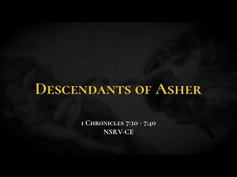 Descendants of Asher - Holy Bible, 1 Chronicles 7:30-7:40