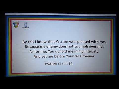 PSALM 41:11-12