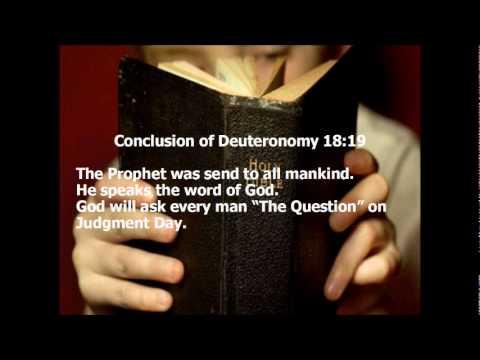 Deuteronomy 18:18 Prophet Muhammad (saw)