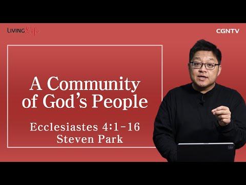 [Living Life] 12.15 A Community of God's People (Ecclesiastes 4:1-16) - Daily Devotional Bible Study
