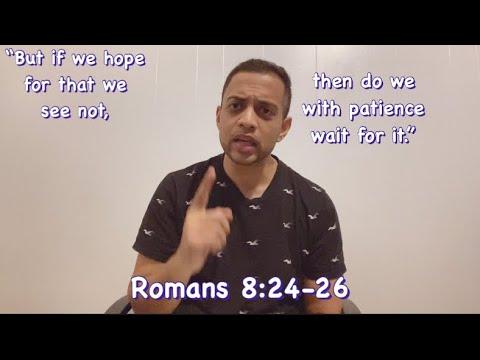 Romans 8:24-26 Daily Devotion