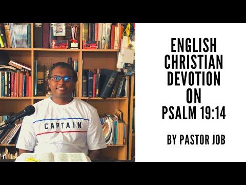 English Christian Devotion on Psalm 19:14 by Pastor Job