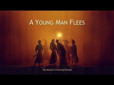 Mark 14:51-52: Who is the young man stripped of his clothes and left naked?