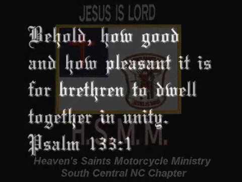 CHRISTIAN MOTORCYCLE MINISTRIES &amp; CLUB PATCH COLORS - PSALM 133:1