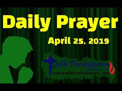 Daily Prayer; April 25, 2019: Psalm 47, Ezekiel 37:1-14; Acts 3:11-26; John 15:12-27
