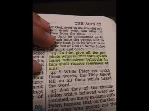 Remember Acts 10:43