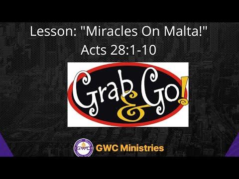 "Miracles On Malta" Acts 28:1-2