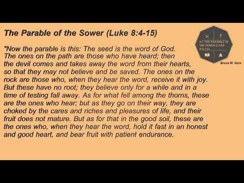 27. The Parable of the Sower (Luke 8:4-15)