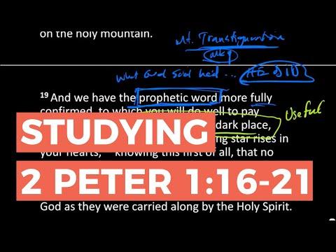 2 Peter 1:16-21 | Scripture Studies