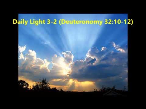Daily Light January 3rd, part 2 (Deuteronomy 32:10-12)