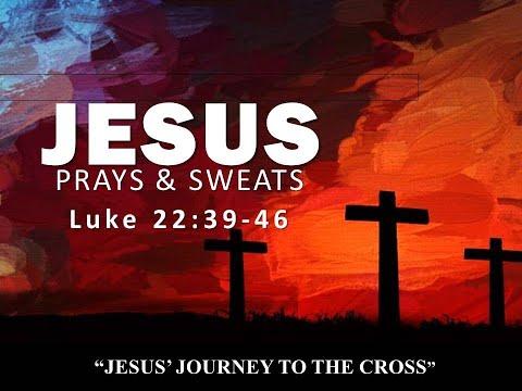 JESUS PRAYS &amp; SWEATS LUKE 22:29-36 by Pastor Jeff Saltzmann