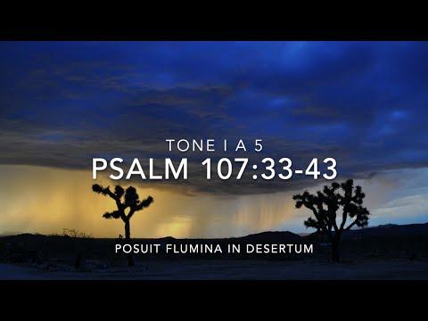 Psalm 107:33-43 – Posuit flumina in desertum