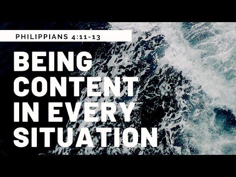 BEING CONTENT IN EVERY SITUATION | TAGALOG EXHORTATION 01 | Philippians 4:11-13 | Online Sermon