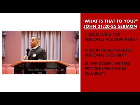"What Is That To You?" | John 21:20-25 Sermon | Pastor Danny Scotton, Sr.