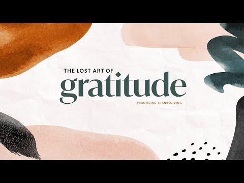 Sunday Service: Gratitude (Westen Pursley - Psalm 100:1-5) November 22, 2020