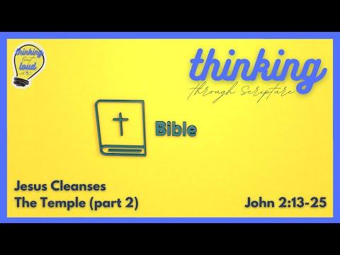 Jesus Cleanses the Temple (Part 2) | John 2:13-25 Verse by Verse Study