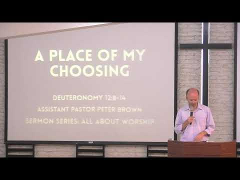 Sunday Service (April 24, 2022) Deuteronomy 12:8-14 - Friendship Presbyterian Church