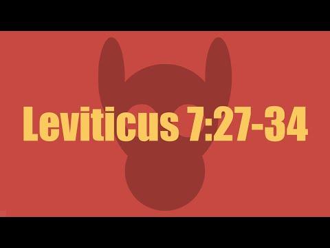 Leviticus 7:27-34