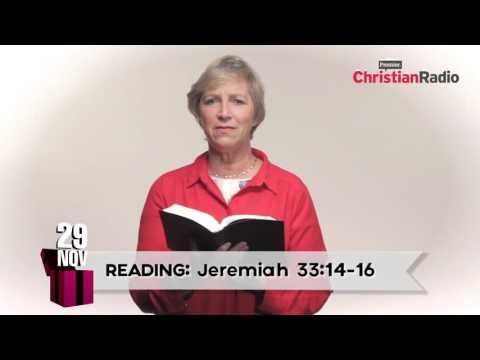 Advent Calendar // Nov 29 // Pam Rhodes // Jeremiah 33:14-16