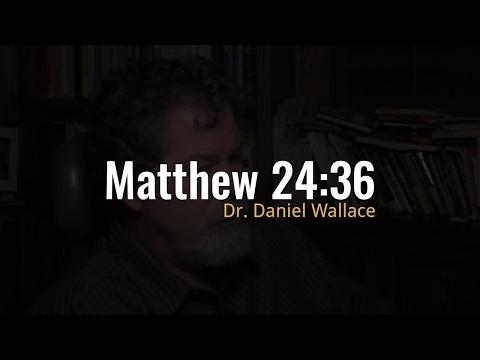 What are some passages you interpret differently than Dr. Ehrman? (Part 1; Matthew 24:36)