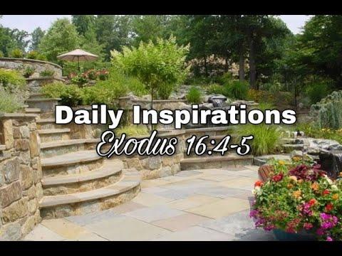 Daily Inspirations - Exodus 16:4-5
