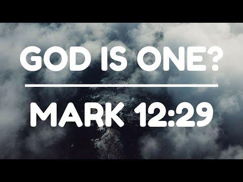 Jesus denied Trinity &amp; believed one God - Mark 12:29
